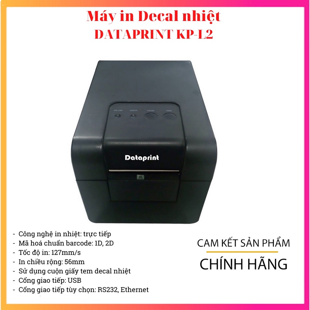 Máy in Decal nhiệt DATAPRINT KP-L2 (Hàng chính hãng)