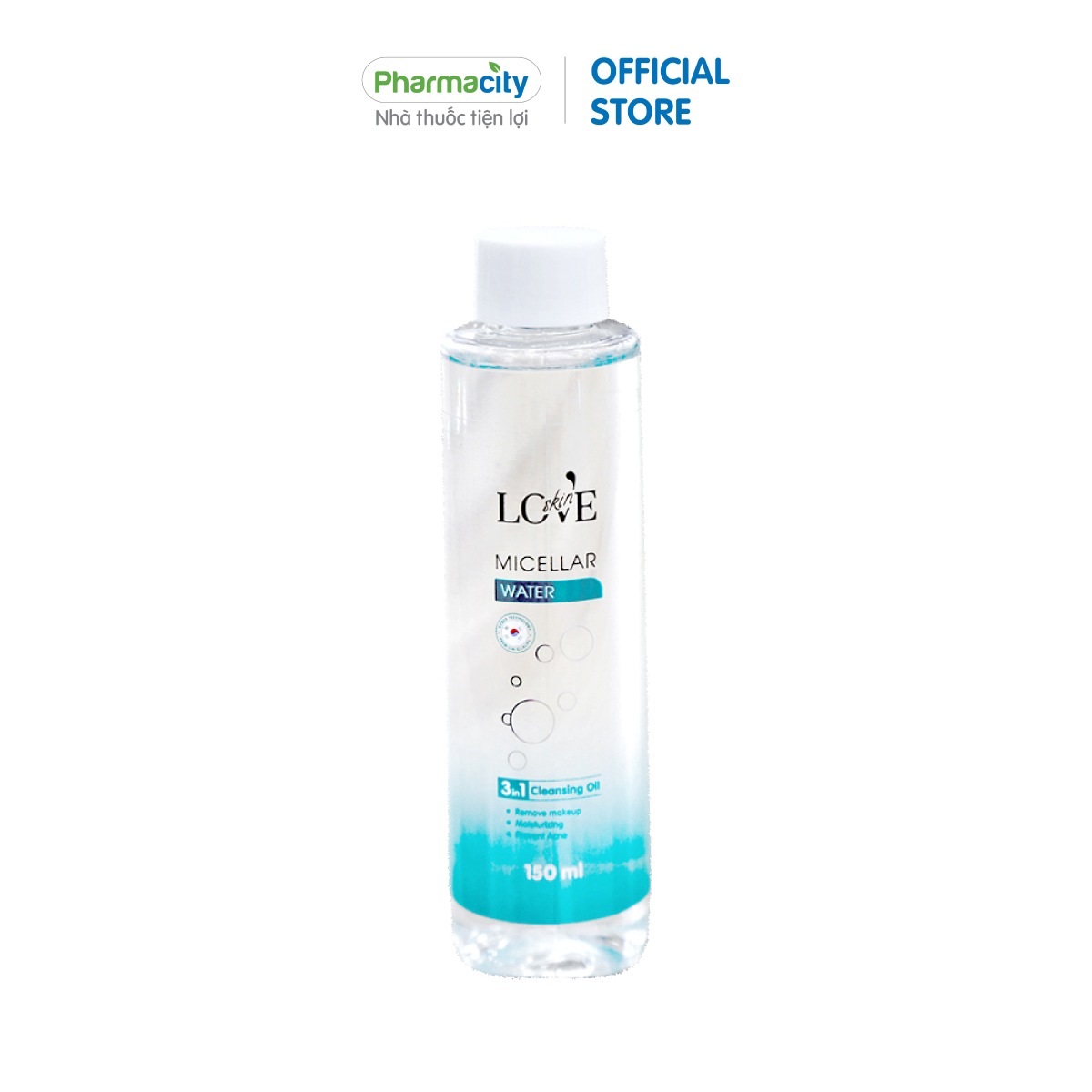 Nước tẩy trang dành cho da dầu Love Skin Micellar Water Cleasing Oil (150ml)