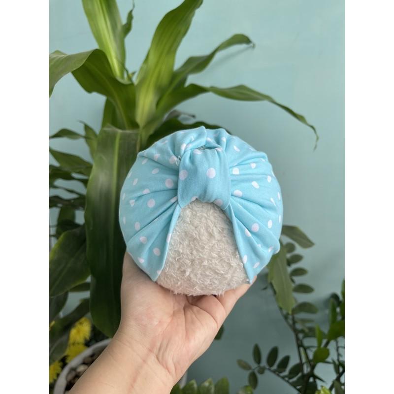 Mũ turban cho bé xanh ngọc Shop Ba Gà Con