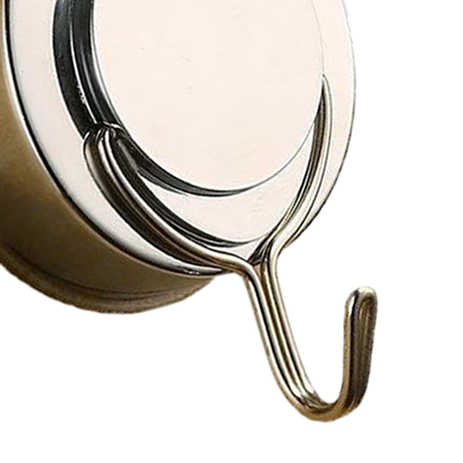 4 Pieces Suction Cup Hooks Strong Vacuum Cup Hanger for Living Wall Bathroom