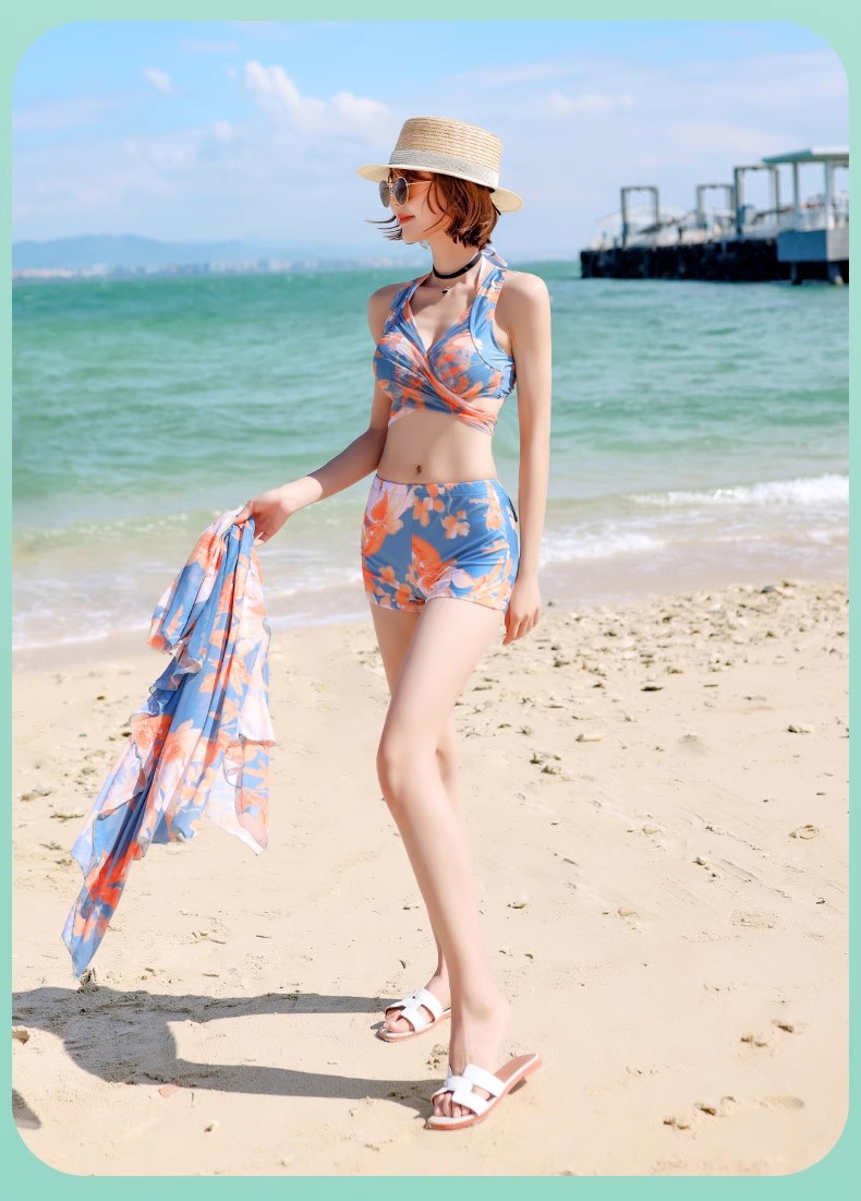Bikini Đùi Kèm Khăn Lưới Quyến Rũ Loại 2