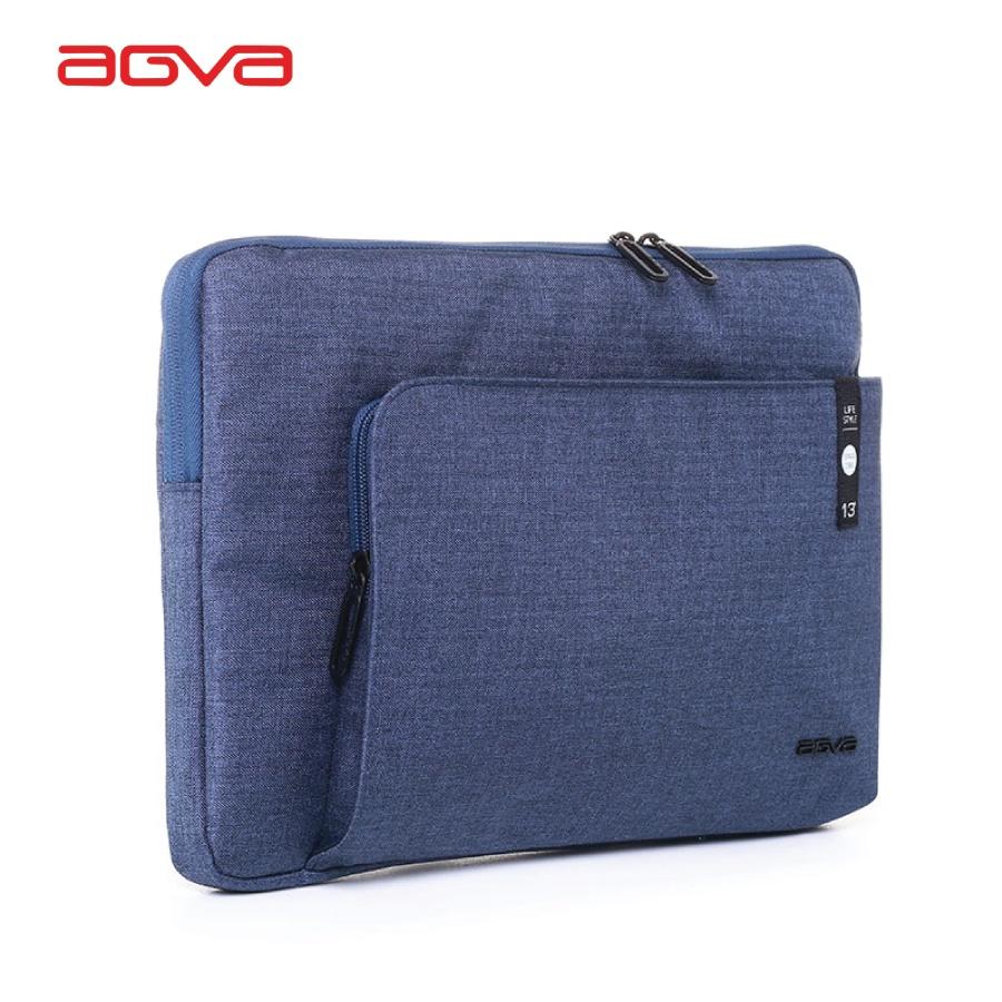 Túi chống sốc Laptop Macbook AGVA Heritage 13 inch, kích thước 35 x 25 x 3 cm, màu Xám và Xanh dương ,Mã LTB324