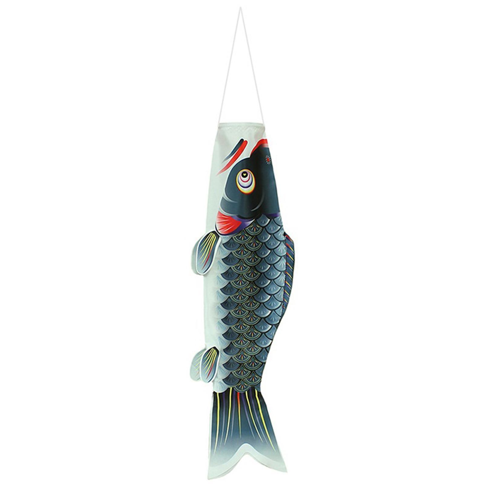 Japanese Carp Windsock Decorative Flag for Sushi Bar Restaurant Izakaya Room