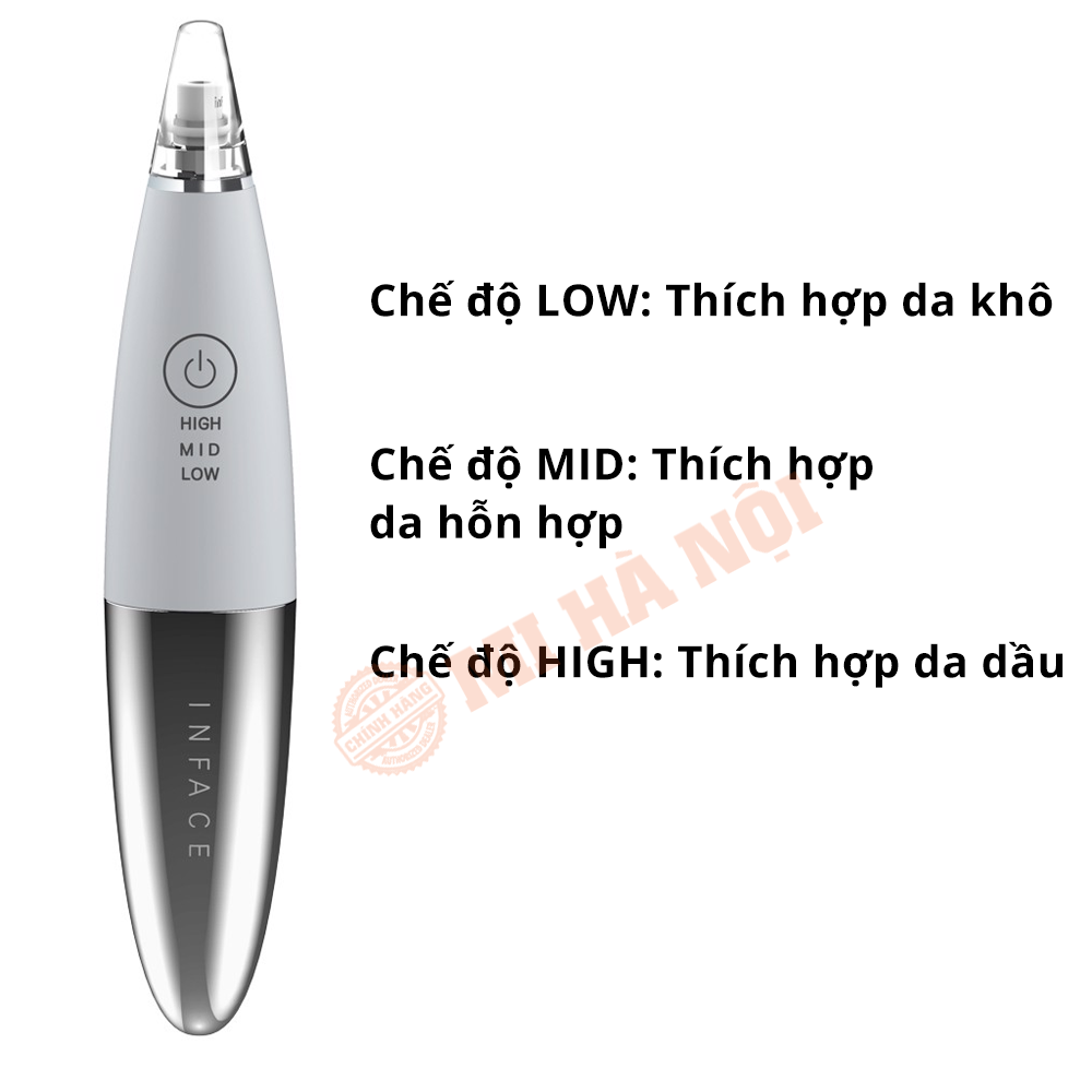 Máy hút mụn đầu đen Xiaomi siêu mạnh InFace MS7000 Hàng chính hãng