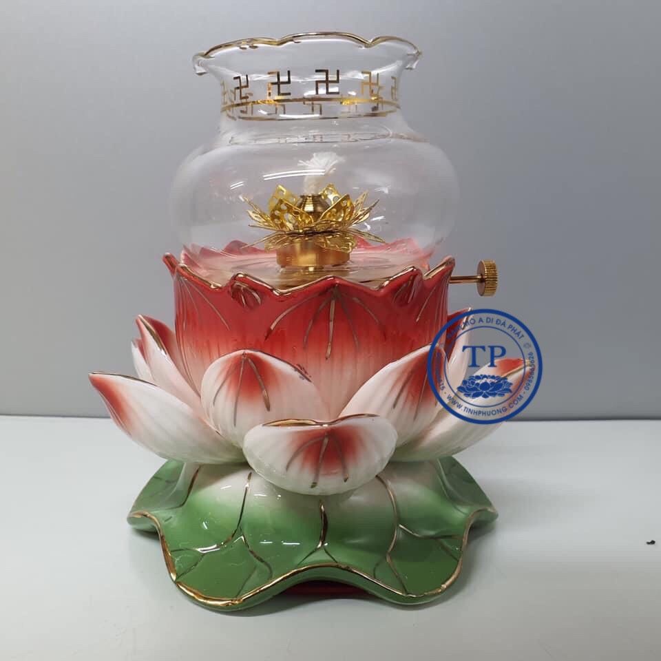 ĐÈN THỜ ĐỐT DẦU BẰNG SỨ KH18120