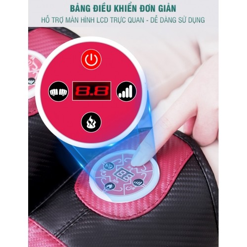 Máy massage đầu gối pin sạc Rung Nóng YIJIA YJ-908L - Hỗ điều trị đau nhức mỏi đầu gối, bắp chân, đùi