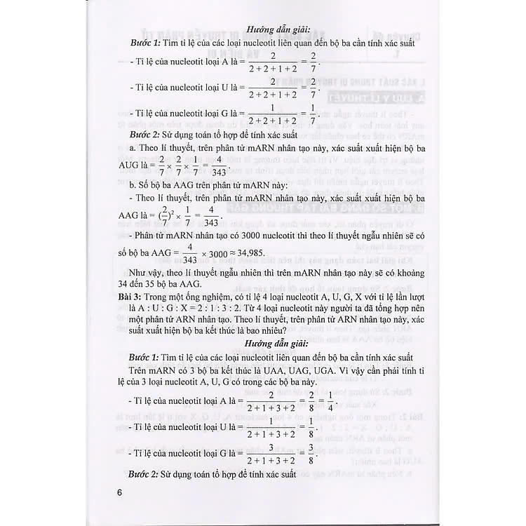 Phương Pháp Giải Toán Xác Suất Sinh Học (Dùng Chung Cho Các Bộ SGK Hiện Hành)