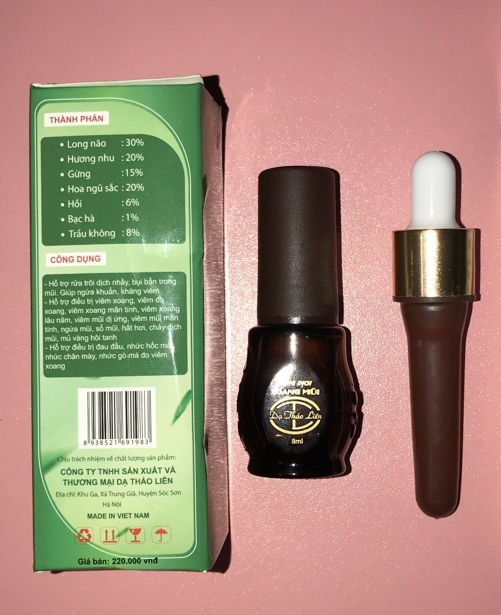 Dung Dịch Xoang Mũi Dạ Thảo Liên 8 ml Cực Mạnh
