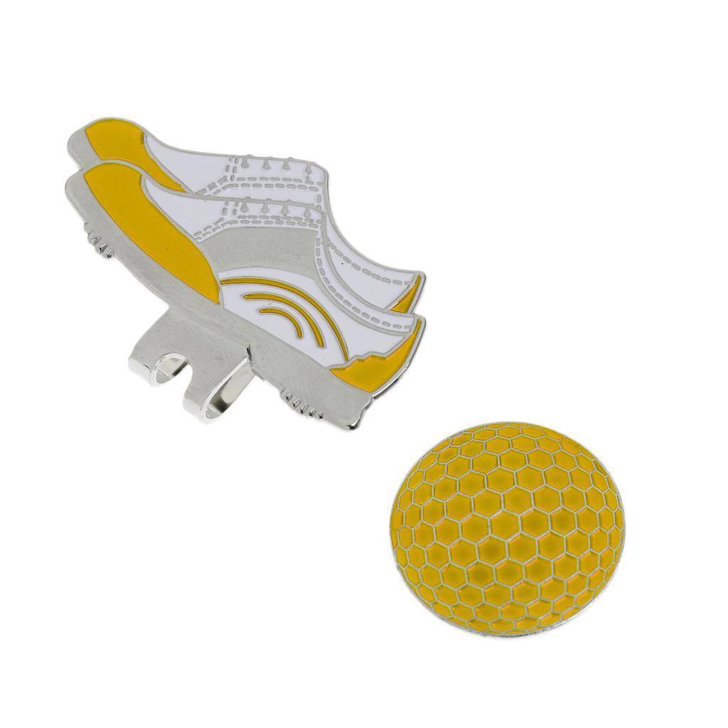 3x Shoe Design Golf Hat Clip with Ball Marker Golfer Gift NEW