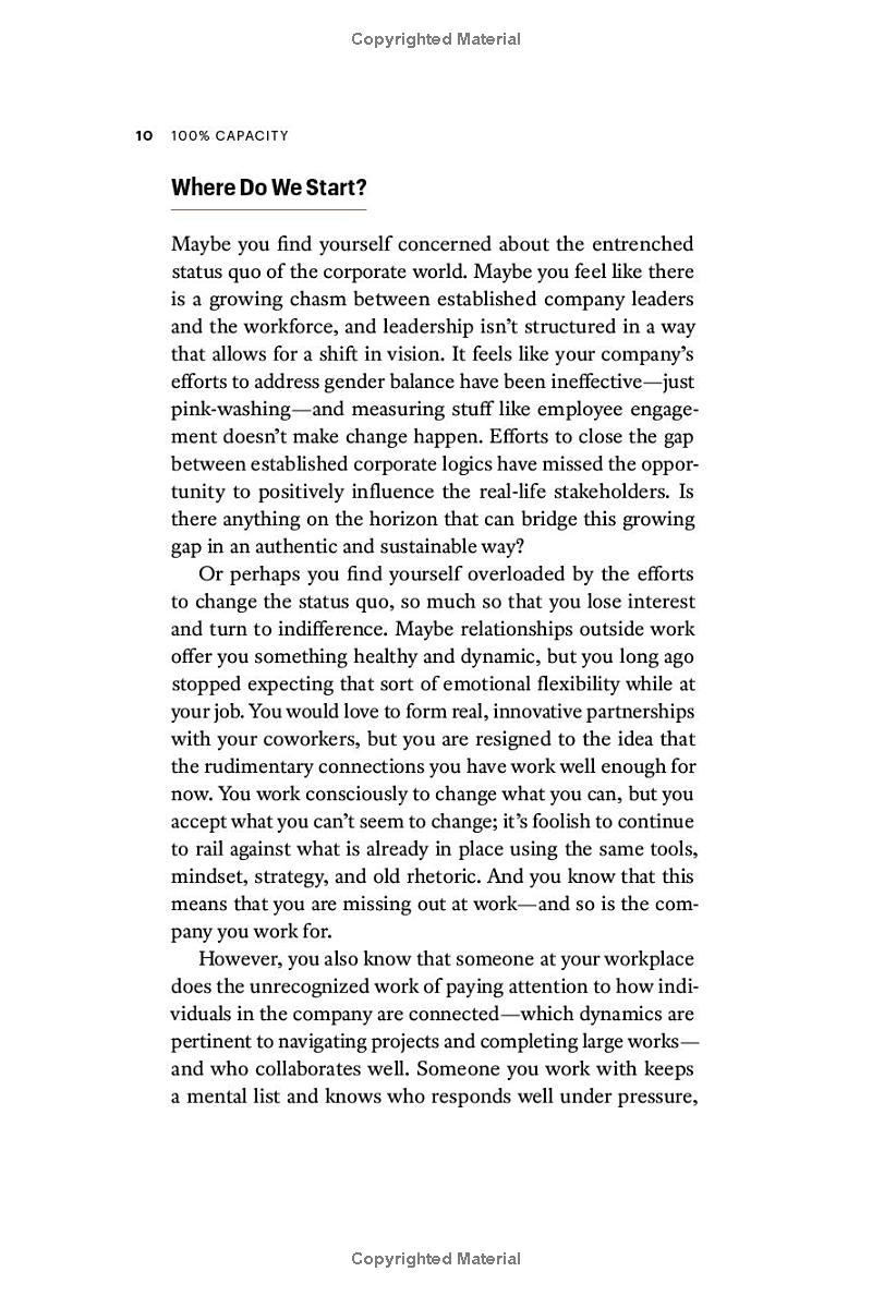 Sách ngoại văn: 100% Capacity - The End Of Gender Balance As We Know It Paperback