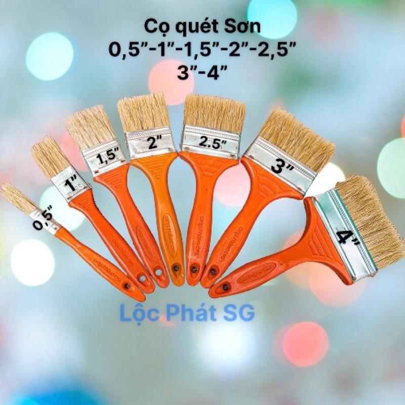 Cọ quét Sơn - Chỏi quét sơn - nhiều kích cỡ (0.5, 1, 1.5, 2, 2.5 inch,...)