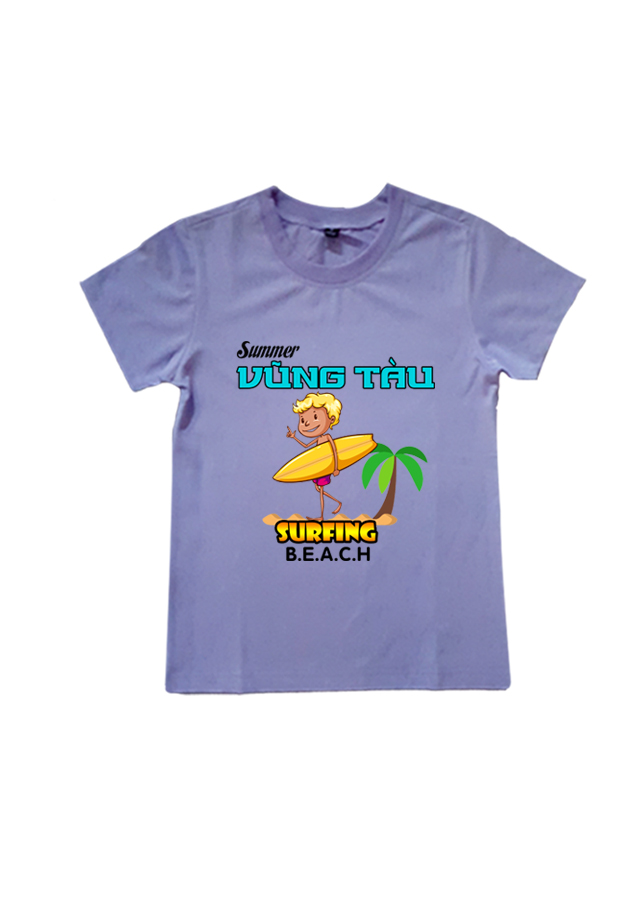 Áo Thun Nữ Họa Tiết Summer Vũng Tàu