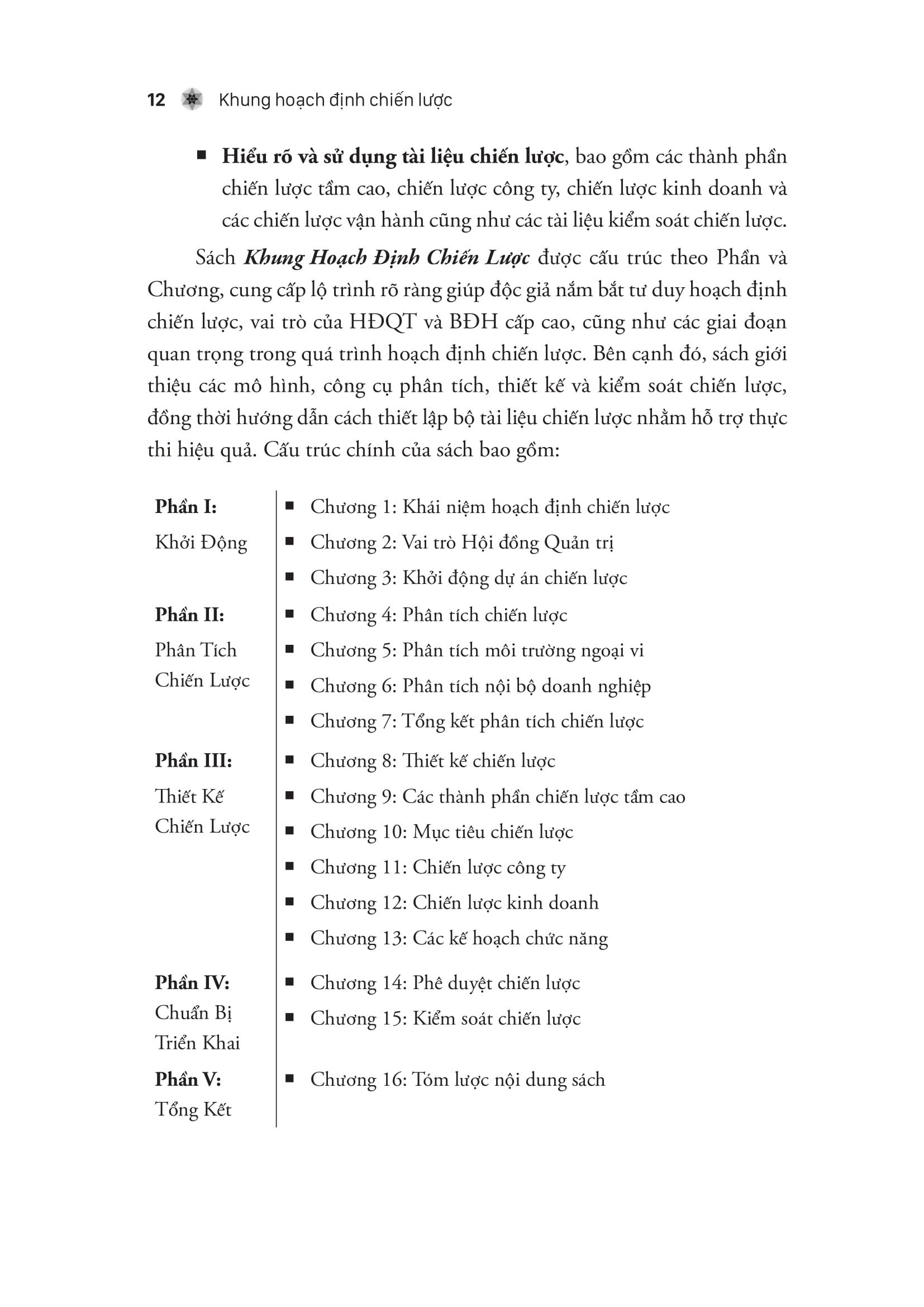 Sách - Khung Hoạch Định Chiến Lược - Bộ Công Cụ Thiết Yếu Cho Hội Đồng Quản Trị Và Ban Điều Hành Cấp Cao