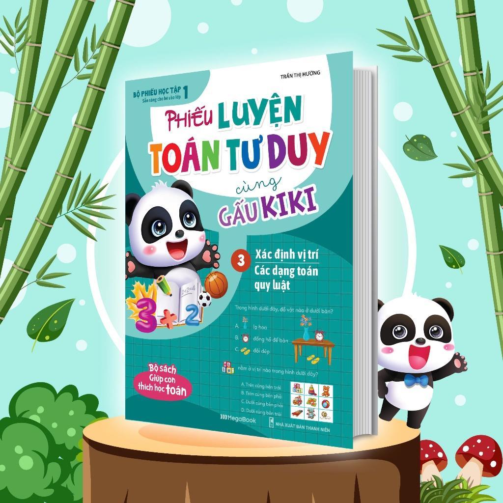 Sách - Bộ Phiếu Học Tập Cùng Gấu Kiki - Combo 9 Cuốn - Megabook