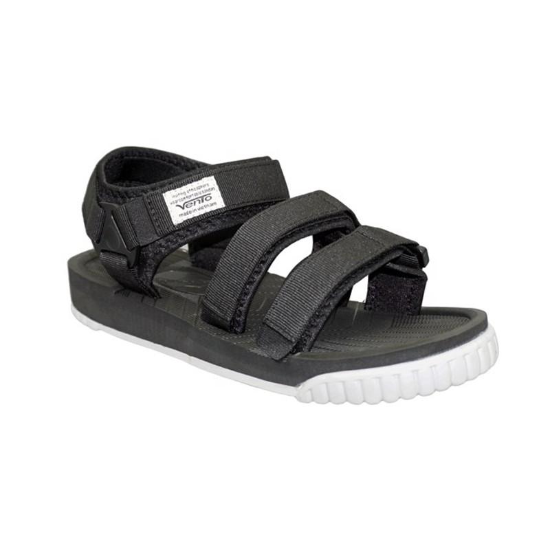 Giày Sandal Vento Unisex 3 Quai SD9801 Đen