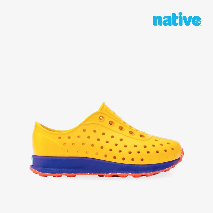 Giày Lười Trẻ Em Unisex NATIVE Robbie Sugarlite Junior - Vàng, Xanh dương - 32.5