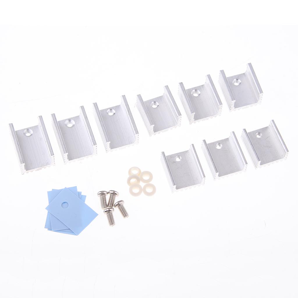 Heatsink Cooling Fin Radiator  Sink +to-220 Insulated Particle/ Sheet