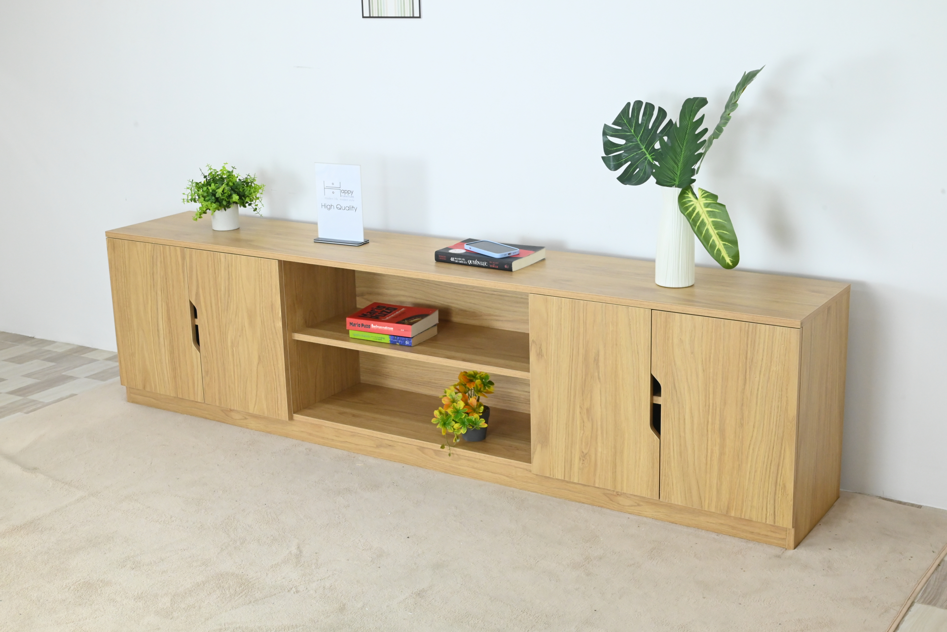 Hình ảnh [Happy Home Furniture] DASH, Kệ Tivi 6 ngăn, 210cm x 35cm x 54cm ( DxRxC)   , KTV_006
