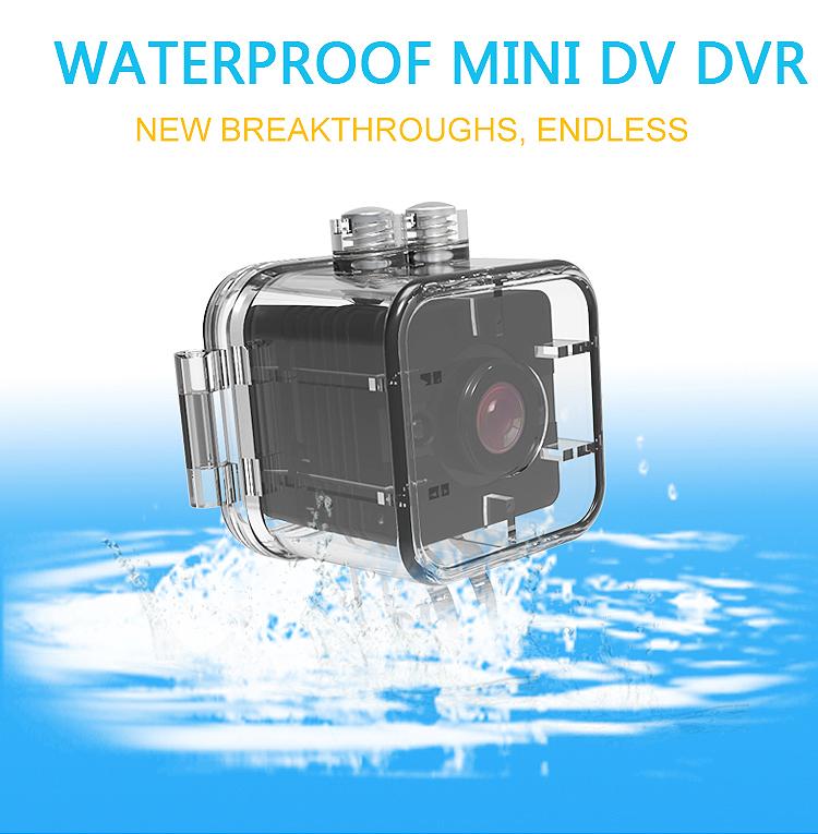 Camera thể thao AF mini dễ thương với phát hiện chuyển động, tầm nhìn ban đêm và vỏ chống thấm nước.
