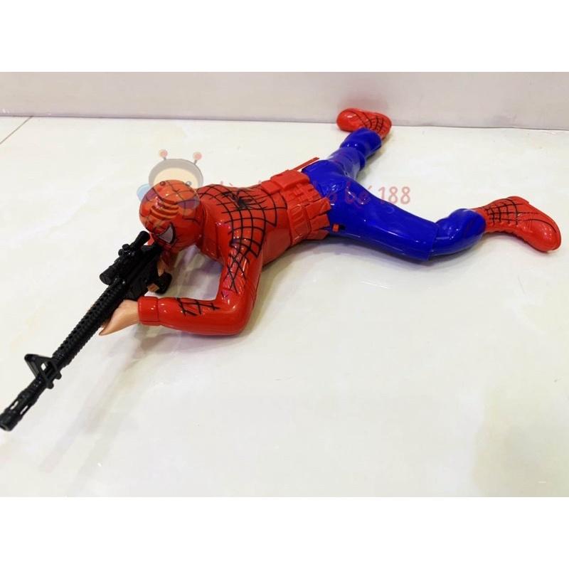 (LOẠI TO) Đồ chơi người nhện bò bắn súng spiderman