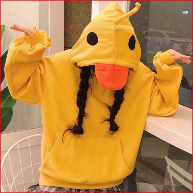 Áo hooodie vịt nữ