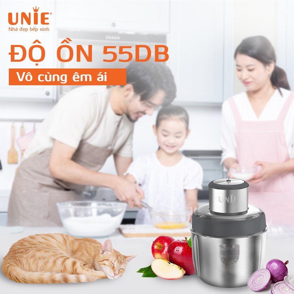 Máy Xay Thịt Unie UE226, 2.5Lit-300W, Kèm 2 Cối Inox 304, Hàng Chính Hãng