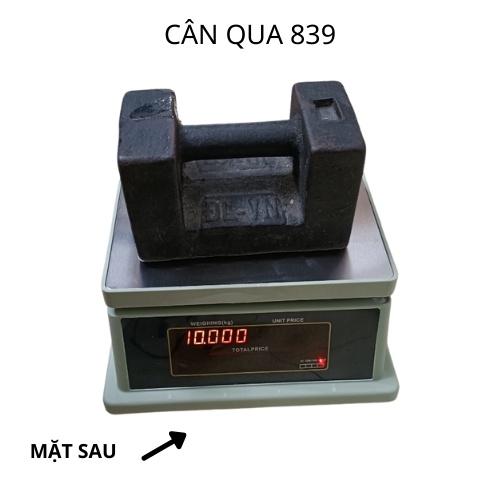 Cân điện tử tính tiền chống nước QUA( 839 ) dùng cho nhà hàng bán hải sản,tôm, cua,cá bảo hành 2 Năm