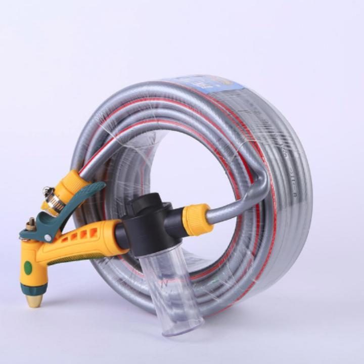 Bộ dây và vòi xịt tăng áp lực nươc 3 lần loại 10m2 - bộ dây và vòi rửa xe chăm sóc cây cảnh 206716
