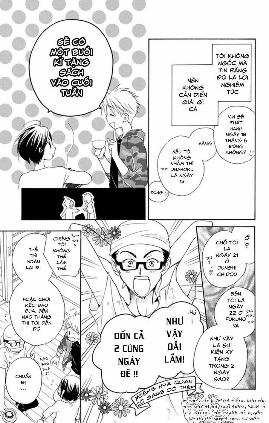 không thể chờ đến sáng mai được! chapter 2 13