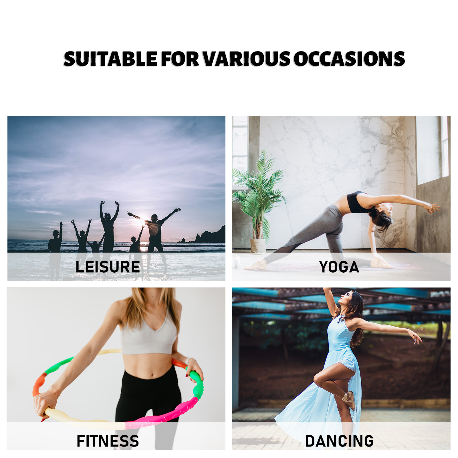 Quần váy 2 trong 1 thoáng khí mềm mại giữ ẩm dùng nó để khiêu vũ, yoga hoặc biểu diễn.