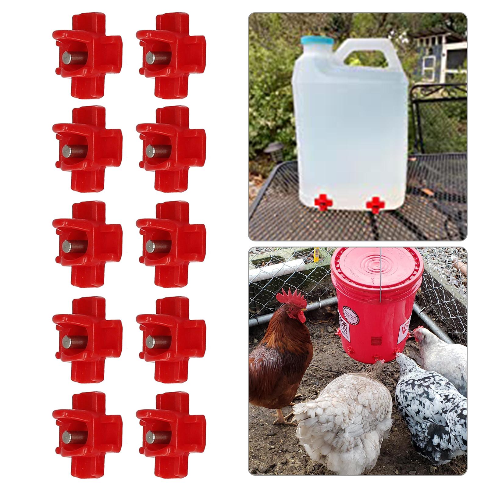 Set 10 cái núm tự động cho gia cầm uống nước