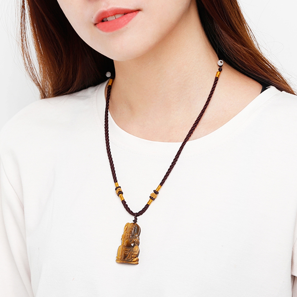 Vòng Cổ Quan Công Opal Mắt Hổ Tự Nhiên