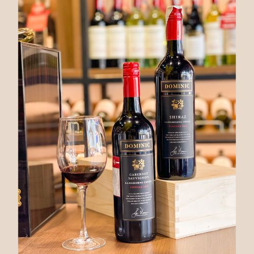 Rượu Vang Đỏ Dominic BLACK LABEL Shiraz 750ml 14.5% Acl