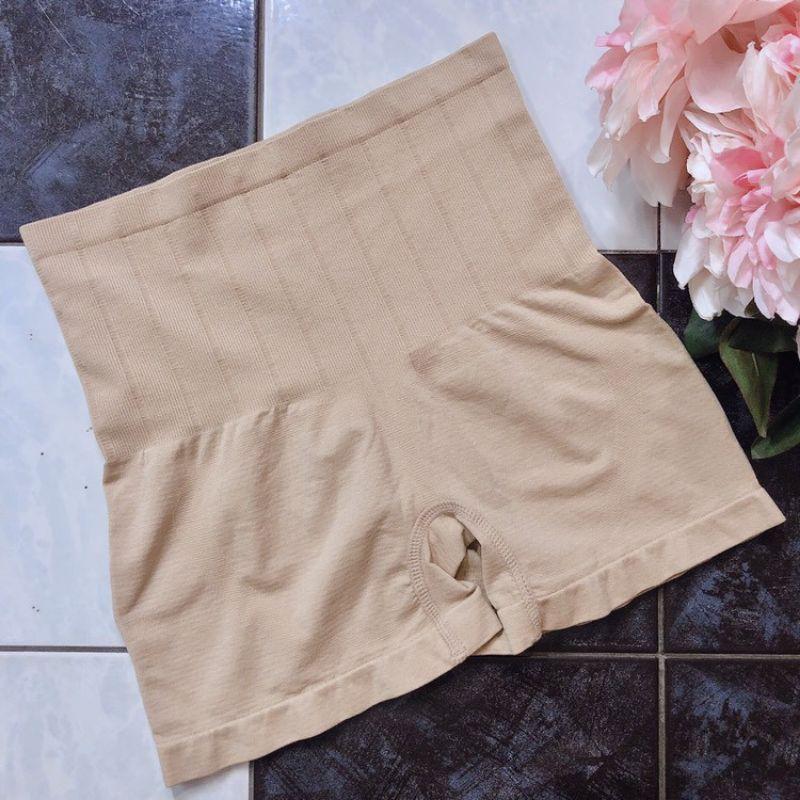 Quần gen nịch bụng định hình, Chất liệu thun cotton cao cấp có độ co giãn tốt