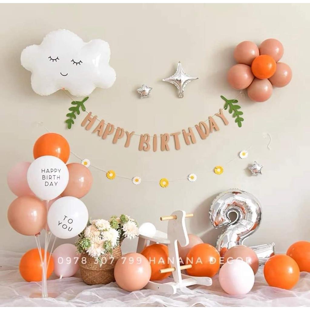 Bóng bay trang trí hình đám mây trang trí sinh nhật QB376