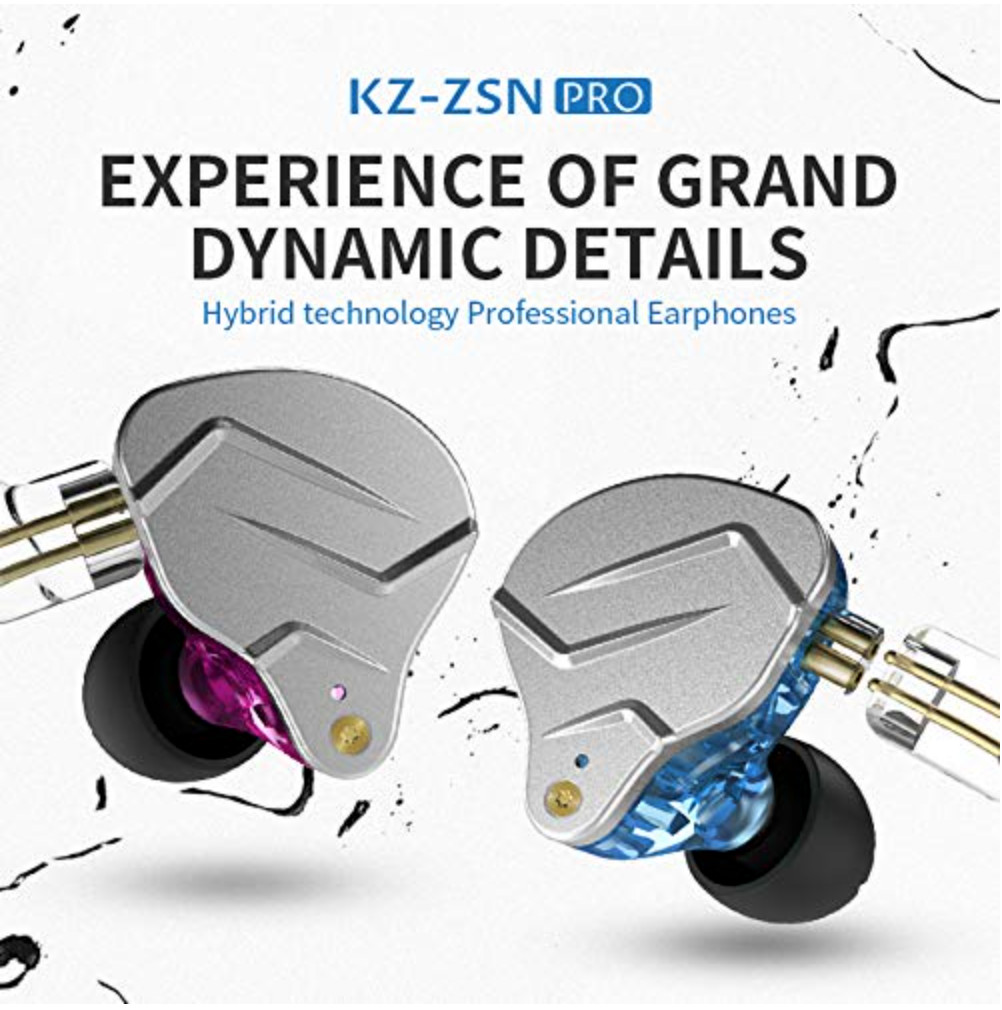 Tai Nghe Nhét Tai Có Mic Knowledge Zenith KZ ZSN Pro ( Phiên bản nâng cấp KZ ZSN) - Hàng Chính Hãng