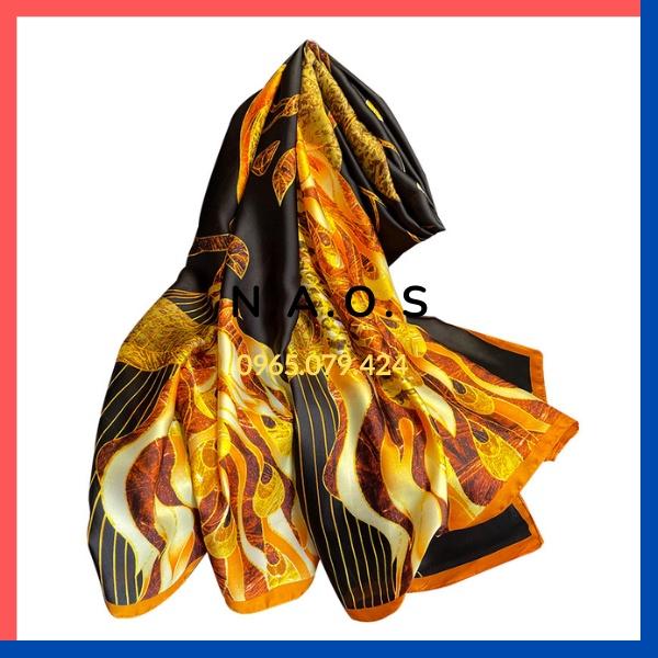 -Khăn Quàng Cổ Lụa Silk, Chất Khăn Siêu Nhẹ, Mềm Và Cực Mát-Qùa tặng 20/10-quà tặng sinh nhật-quà tặn