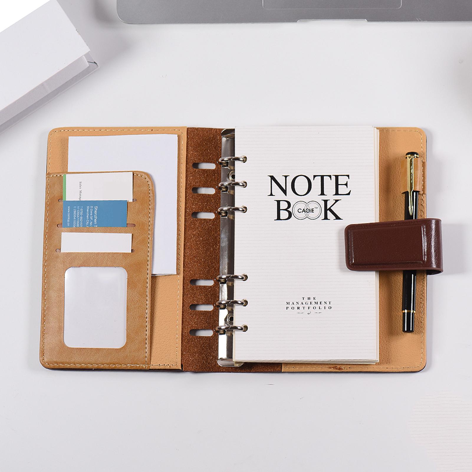 Sổ tay A6 xoắn ốc lá rời cho văn phòng phẩm