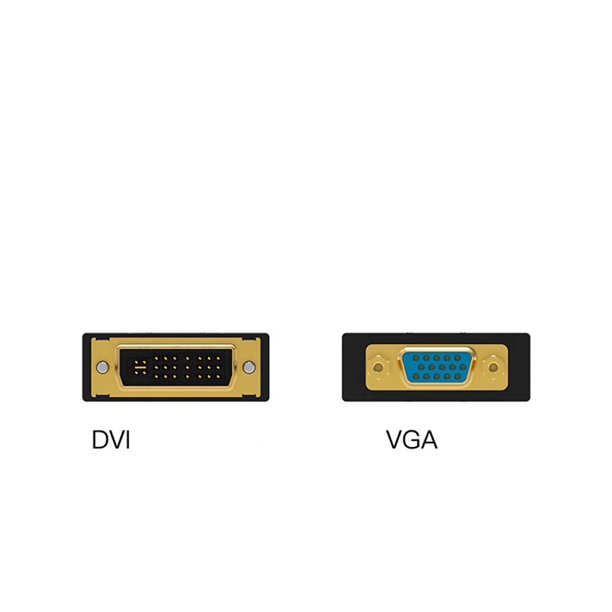 Đầu chuyển VGA to DVI(24+5) Vention DV380VG màu đen - Hàng Chính Hãng