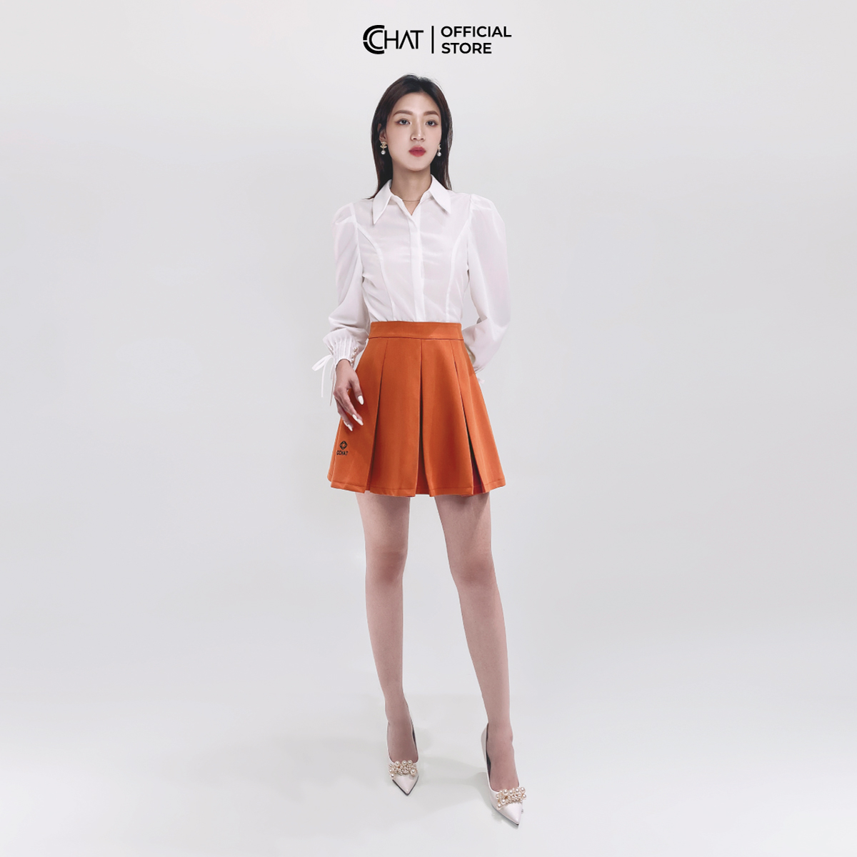 Chân Váy  Xếp Ly Dáng Chữ A Cao Cấp Phong Cách Trẻ Trung 12CNS2002YT