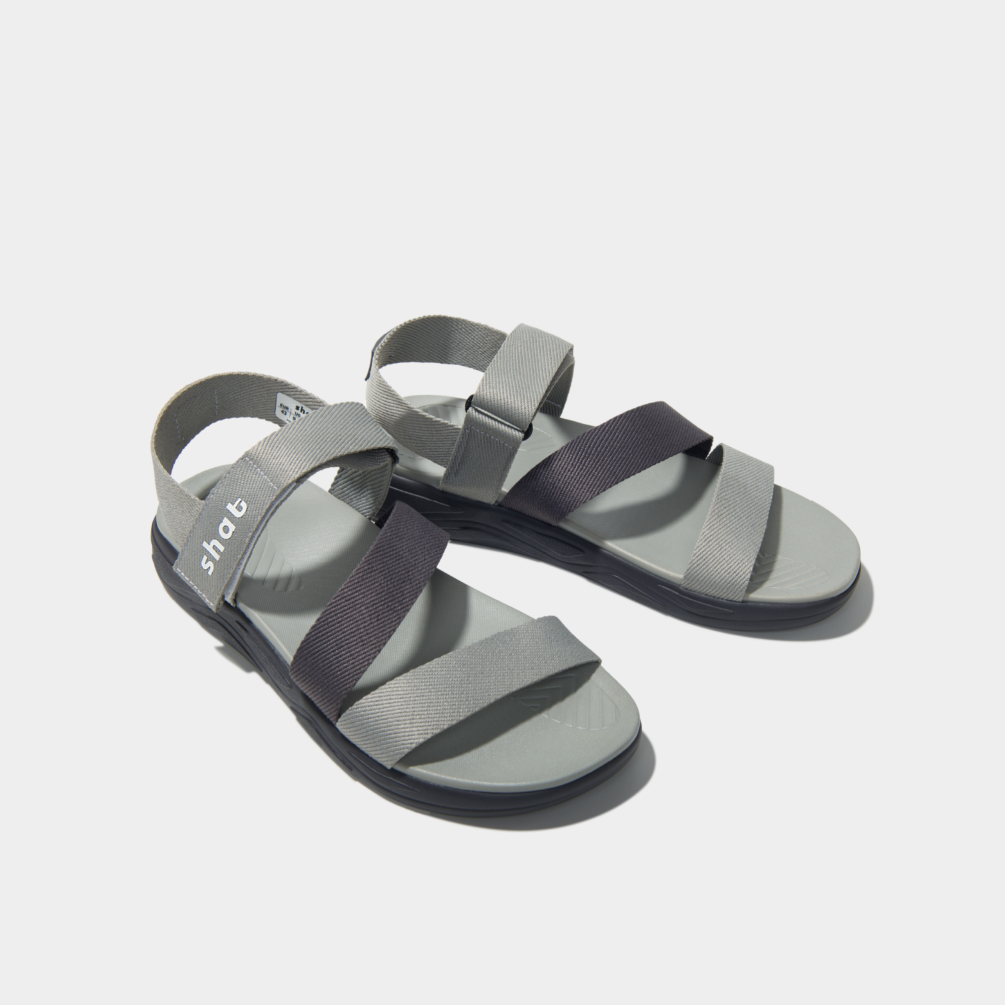 Giày Sandals Thời Trang Shat Xám Hai Màu S1M2020