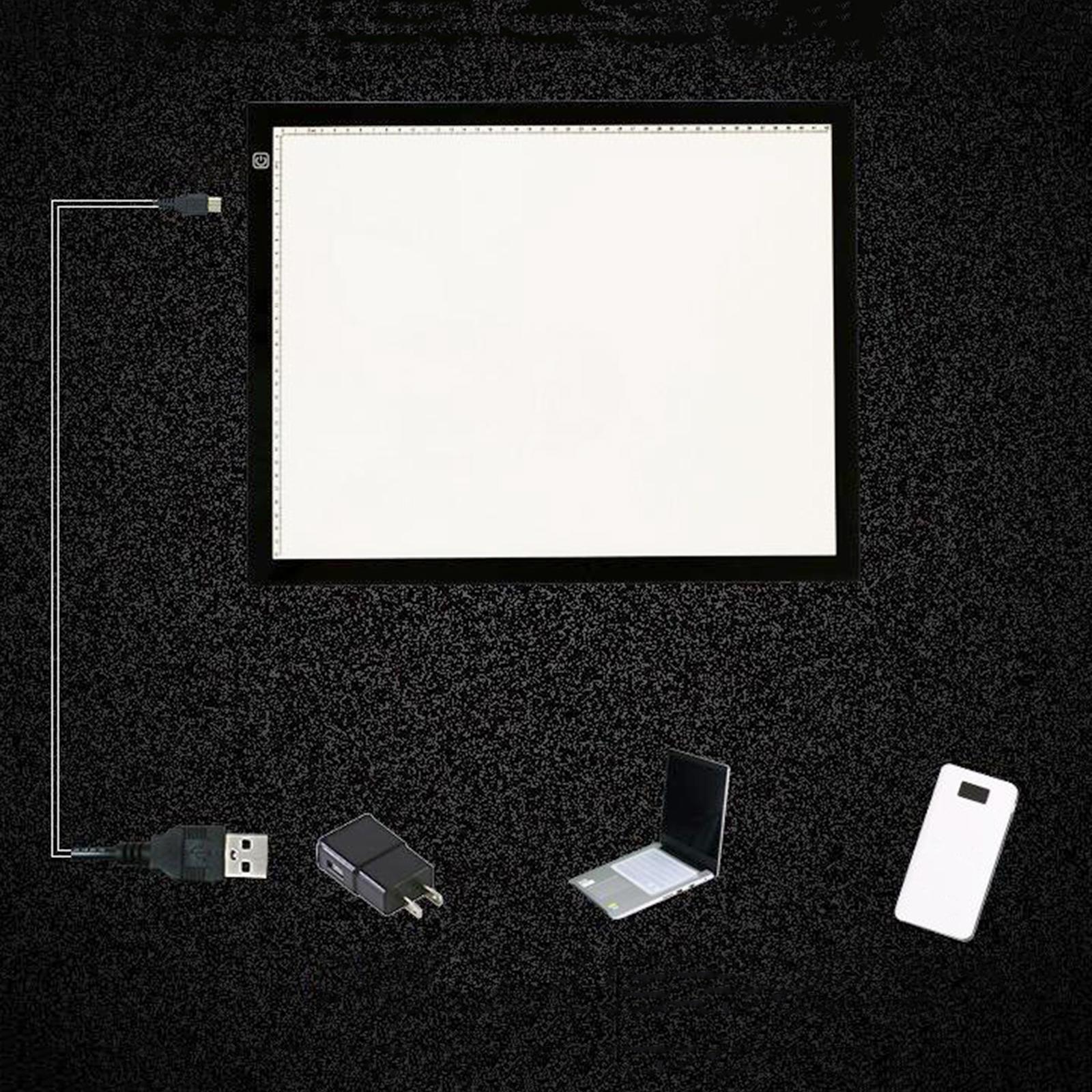 A4 Tracing LED Copy Board Light Box USB Artcraft LED Trace Light Pad 3-Gear