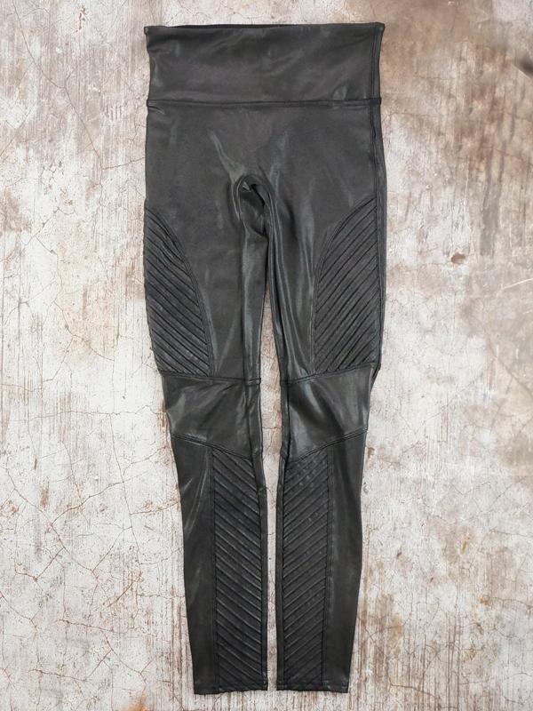 Quần Legging Nữ Faux Leather Moto Leggings - SIZE S