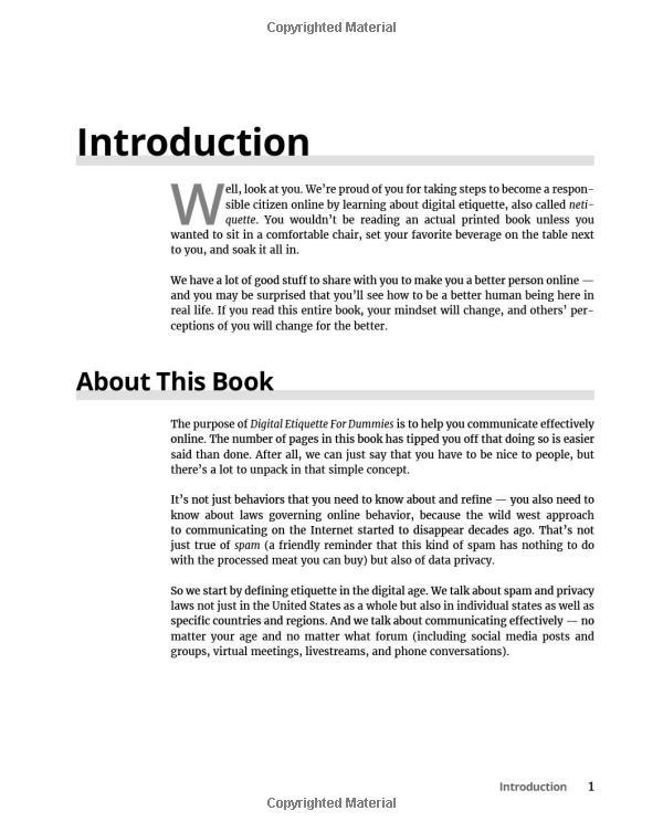 Sách ngoại văn: Digital Etiquette For Dummies