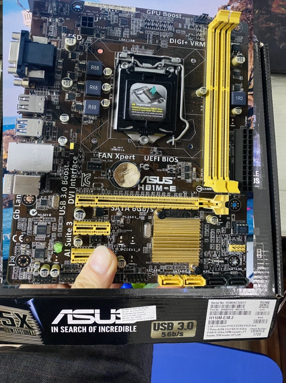 Bo Mạch Chủ (Mainboard) ASUS H81M-E (HÀNG CHÍNH HÃNG)