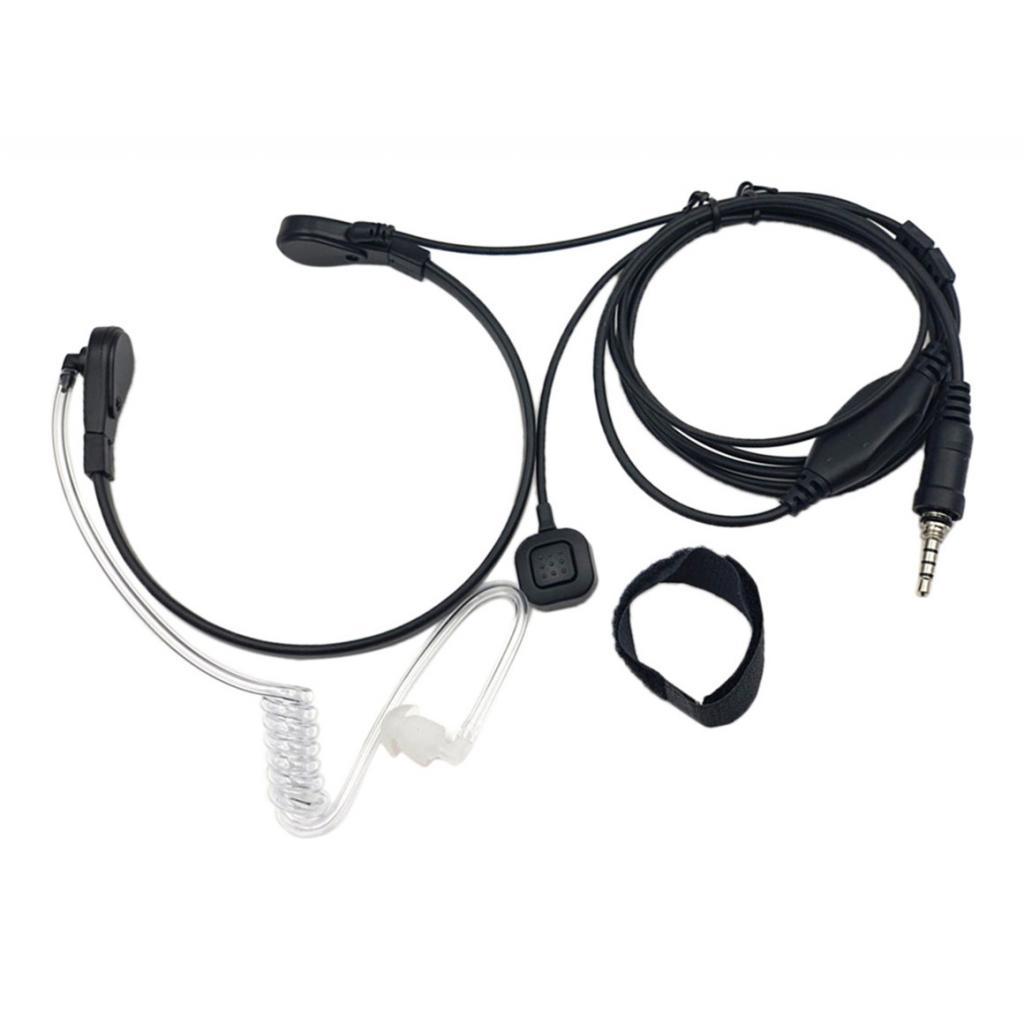 MIC Headset  Acoustic Tube Earpiece with Finger PTT for Vertex 1 Pin