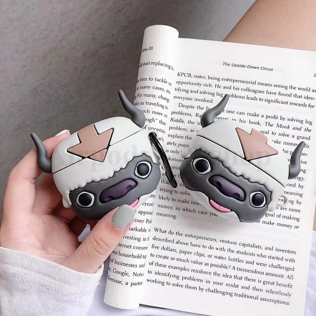Bao Case Ốp dành cho Airpods Pro trâu siêu ngầu silicon cao cấp