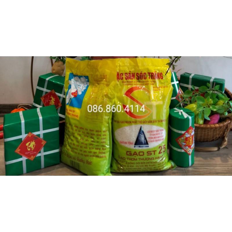 Gạo ST25 Lúa Tôm - đóng túi 5kg