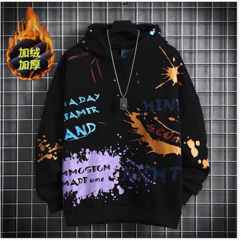 Áo khoác hoodies có mũ nữ hoạ tiết cực chất rực rỡ phong cách mới 2021 THỜI TRANG MỚI KINGSHOP79