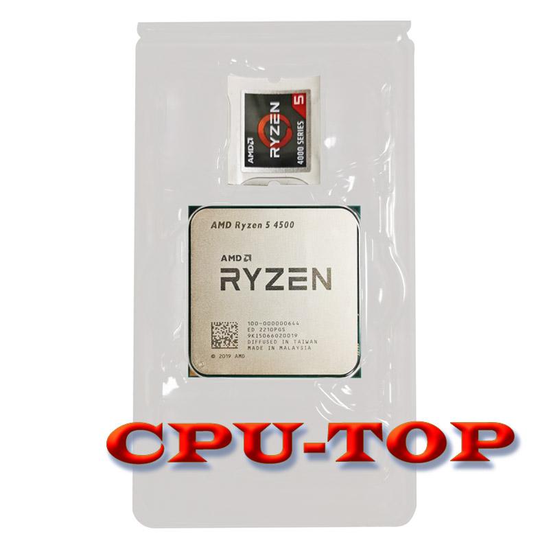 AMD Ryzen 5 4500 R5 4500 3.6 GHz 6 nhân 12 luồng 7NM L3=8M 100-000000644 Ổ cắm AM4 Không quạt